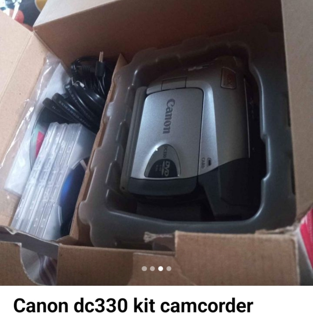 Canon dc330 kit video camcorder